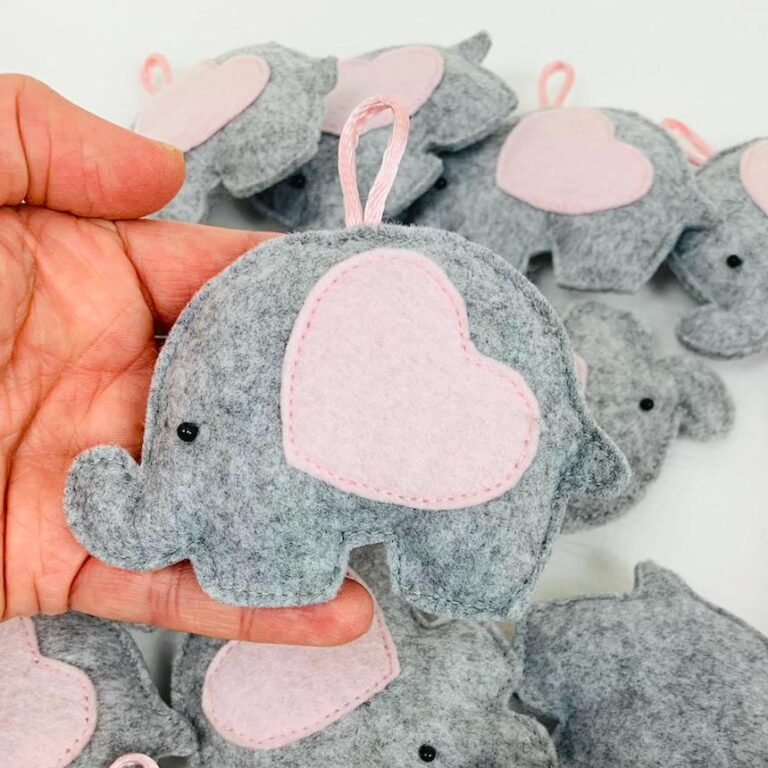 Bomboniera Elefantino Pannolenci