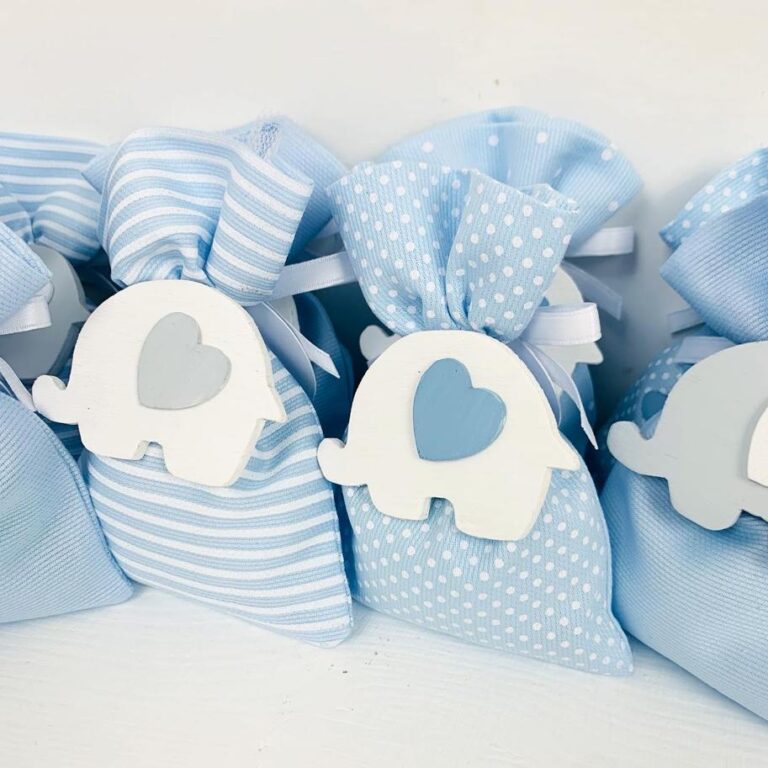 Bomboniera Elefantino e Coniglietto