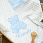 Copertina Neonato Minky Pile e Cotone