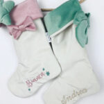 Calza Natalizia in Velluto, personalizzabile.