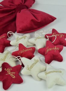 stella di natale in velluto