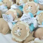 Bomboniera Leoncino Pannolenci