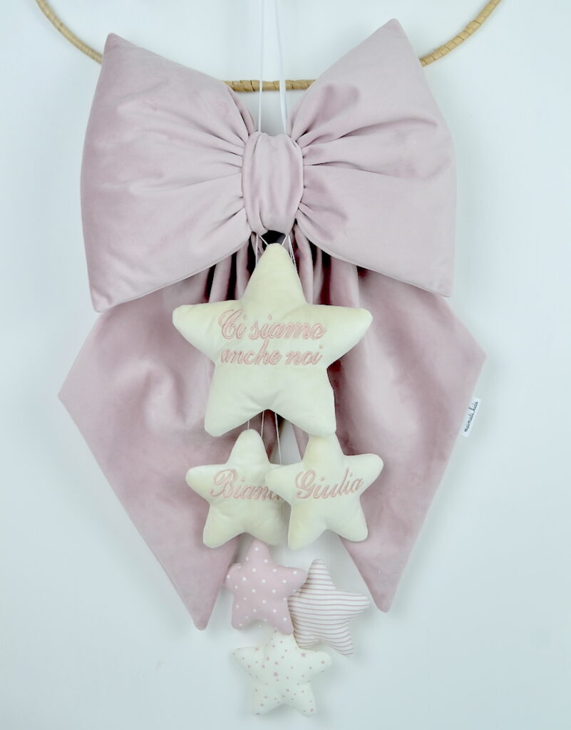 Fiocco Nascita Velluto
