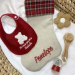 Bavaglino Natalizio velluto